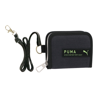 プーマ ラウンドファスナーウォレット ブラック