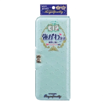 クツワ ２ドア筆入ロイヤルプリテイＣＨ２１３　リボンミント