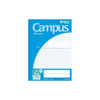 キャンパスノート(用途別)5mm方眼罫(10mm実線入り)ノ-30S10-5NB 青