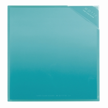 ハードクリヤーホルダーモッテA4 ライトブルー