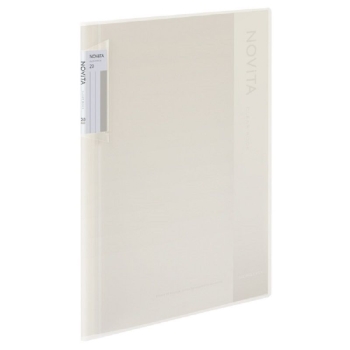 クリヤーブックノビータ固定式20P 白