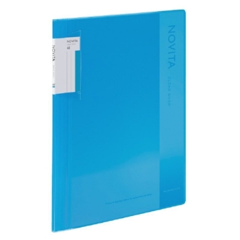 クリヤーブックノビータ固定式40P ライトブルー
