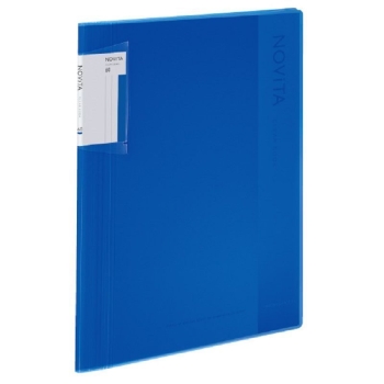 クリヤーブックノビータ固定式60P青