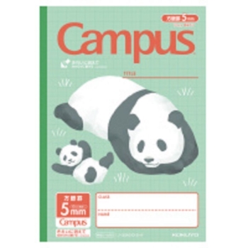 キャンパスノート用途別アニマルガラ パンダ