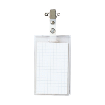 タッグ名札　縦　カード寸法９１×５６ｍｍ　ソフト