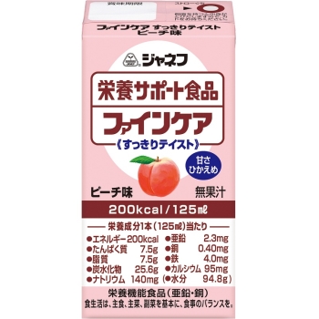 キューピー ジャネフ ファインケアすっきりテイスト ピーチ味 (流動食)