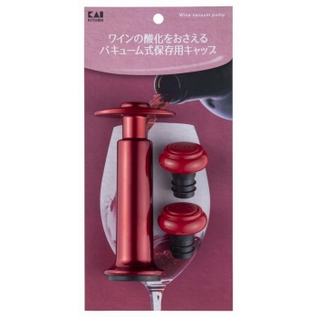 貝印　ＫＫ　ワイン　バキュームポンプストッパー