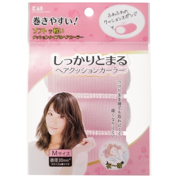 KQ3116しっかりとまるヘアクッションカーラーM