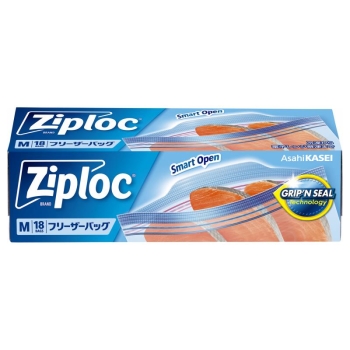 ジップロック フリーザーバッグM 18枚