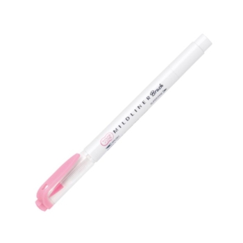 ゼブラ　ラインマーカー　マイルドライナーブラッシュ　Ｍピンク