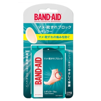 バンドエイド　靴ずれブロック　レギュラー　５枚入