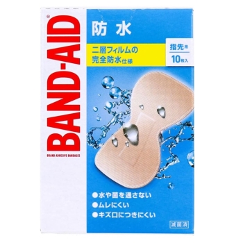 バンドエイド 防水指先用 10枚