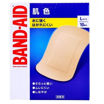 バンドエイド 肌色Lサイズ 10枚