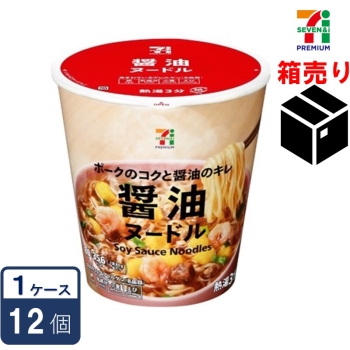 セブンプレミアム　しょうゆヌードル　80g　１ケース１２個入り