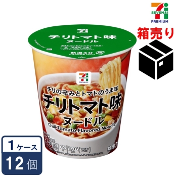 セブンプレミアム チリトマト味ヌードル 68g 1ケース12個入り