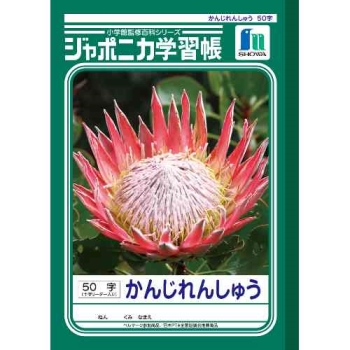ショウワノート　ジャポニカ学習帳　Ｂ５判　かんじれんしゅうちょう　５０字　十字リーダー入り
