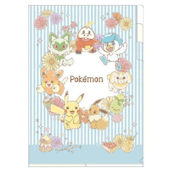 ポケモン　３Ｐクリアファイル　Ａ４　Ｂ柄