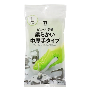 セブンプレミアムライフスタイル 中厚手ビニール手袋 Lサイズ 1双