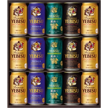 【お中元】サッポロビール　ヱビス４種の味わいセット　ＹＵＦ４Ｄ