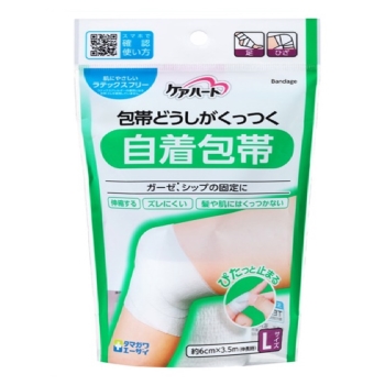 ケアハート 包帯どうしがくっつく自着包帯 L