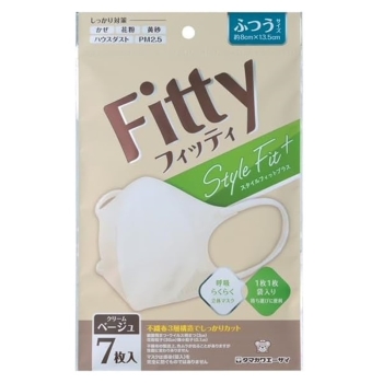 スタイルフィットプラス立体　ふつうベージュ　７枚