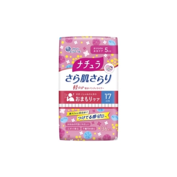 ナチュラ　さら肌さらり　軽やか吸水パンティライナー　１７ｃｍ　５ｃｃ　３６枚