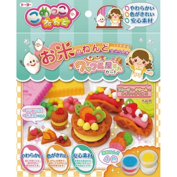 トーヨー　ねんど　こめっこねんど　ワッフル屋さんセット