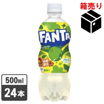 「沖縄限定」コカ・コーラ　ファンタ　シークワーサー　５００ｍｌ　１ケース２４本入り