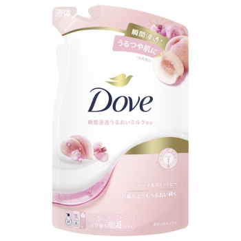 ダヴボディＷピーチ＆スイートピー詰替用　３３０Ｇ