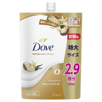 ダヴボディＷ　シアバター＆バニラ詰替用９６５ｇ