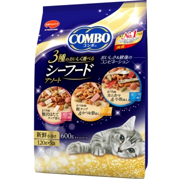 ■　コンボキャット　シーフードアソート　６００ｇ