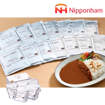 【お歳暮】日本ハム　牛肉をとろけるまでじっくり煮込んだカレー ＢＣ－３０Ｒ