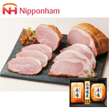 【お歳暮】日本ハム 北海道プレミアム美ノ国2点詰合せ UKH-55