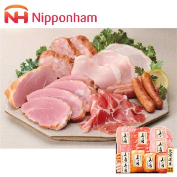 【お歳暮】日本ハム 北海道プレミアム美ノ国9点詰合せ UKH-110