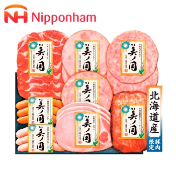【お中元】日本ハム　北海道プレミアム　美ノ国８点詰合　ＵＫＨ－４５