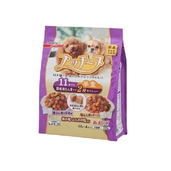 プッチーヌ　１１歳以上　半生　鶏なん骨＆牛肉　鶏なん骨＆チーズ　２００ｇ