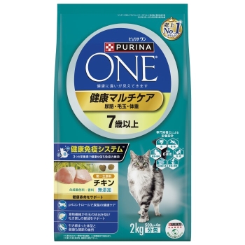 ネスレ日本　ピュリナワン　キャット　健康マルチケア７歳以上チキン２ｋｇ
