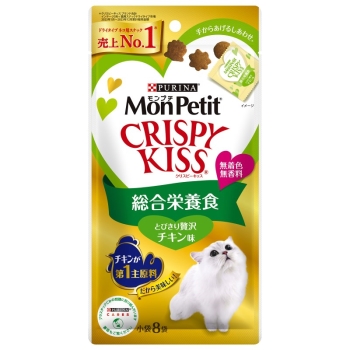 モンプチクリスピーキッス 総合栄養食 とびきり 贅沢チキン味  24g