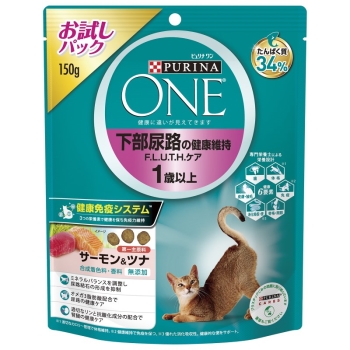 ■　ネスレ日本　ピュリナワン　下部尿路の健康維持ケア１歳以上サーモン＆ツナ１５０ｇ