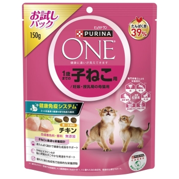 ■　ネスレ日本　ピュリナワン　キャット　１歳までの子ねこ用／妊娠・授乳期の母猫用　チキン１５０ｇ