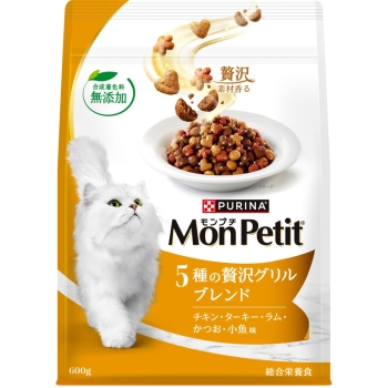 モンプチ　バッグ　５種の贅沢グリルブレンド６００ｇ