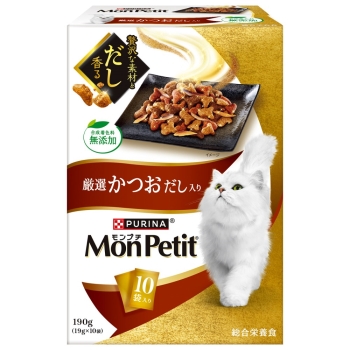 モンプチドライボックス　厳選かつおだし入り１９０ｇ