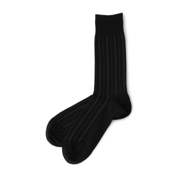 セブンプレミアムライフスタイル　ビジネスソックス　ストライプ柄