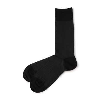 セブンプレミアムライフスタイル　ビジネスソックス　バーズアイ柄