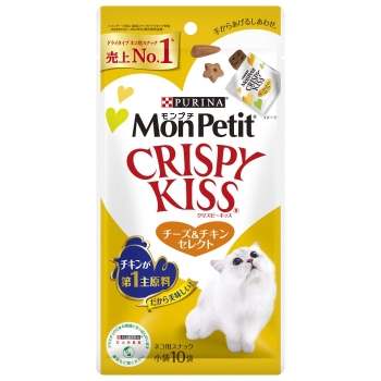 ネスレ日本　モンプチ　クリスピーキッス　チーズ＆チキンセレクト３０ｇ