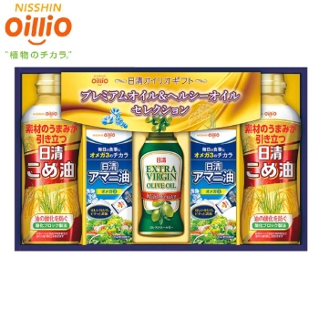 【お歳暮】日清オイリオ　アマニ油＆バラエティオイルギフト　ＮＡＢ－３０