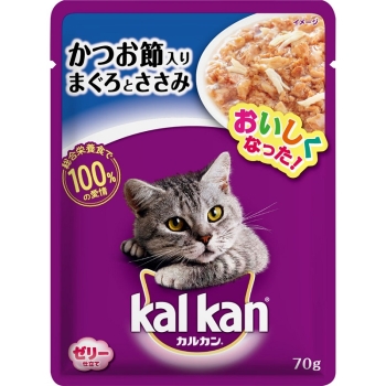 ■　カルカン　かつお節入りささみ　７０ｇ