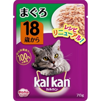 ■　カルカン　パウチ　１８歳まぐろ　７０ｇ