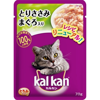 ■　カルカン　パウチ　とりささみまぐろ　７０ｇ