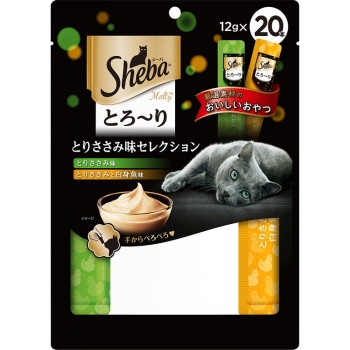 シーバ とろ~り メルティ とりささみ味セレクション 12g×20P